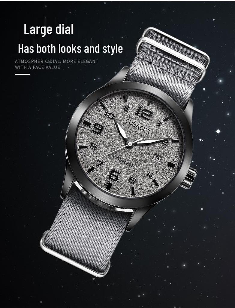 OCHSTIN Swiss Automatic Mechanical Watch - Trendy, Large Dial Fashion Business Wristwatch