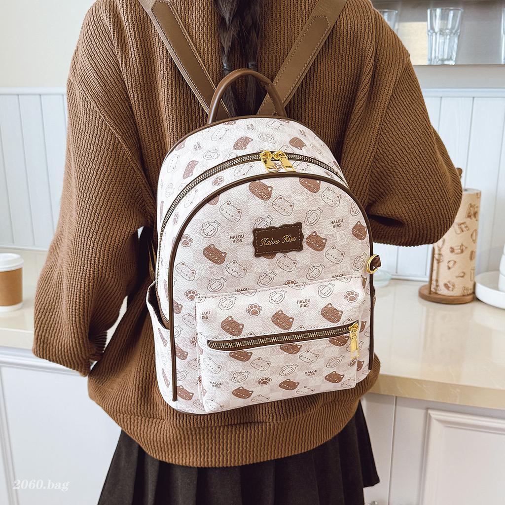 Schoolbag1011 new schoolbag female students commute in class autumn and winter large capacity fresh and cute backpack travel backpack