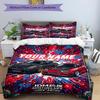 3PC Custom Name JDM Car Culture Poster Bedding Set Duvet Cover Closure Includes 1 Duvet Cover & 2 Pillowcases for Bedroom