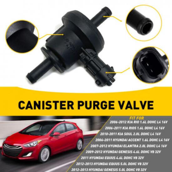 

For 2006-2012 Hyundai Accent Kia Rio5 16L Vapor Canister Purge Control Valve EA