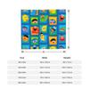 Sesame Street Cartoon Blanket Coral Fleece Plush Spring/Autumn Abby Cadabby Breathable Throw Blankets for Bed Bedroom Rug Piece
