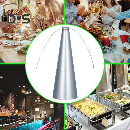 Fly Repellent Fan with Reflective Strip Outdoor Camping Fishing Picnic Indoor Desktop Food Fan Portable Silent Foldable Fly Spinner Fan