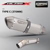 Motorcycle Exhaust Muffler Slip On For NC700 NC750X NC750 NC700S 2012-2017 Middle Link Pipe