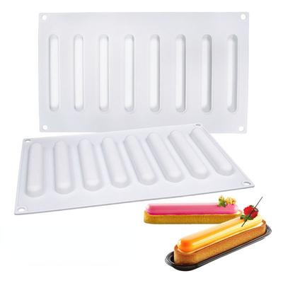 8 Long Oval Silicone Mould Long Mousse Mould Pastry Mould Chocolate Mould