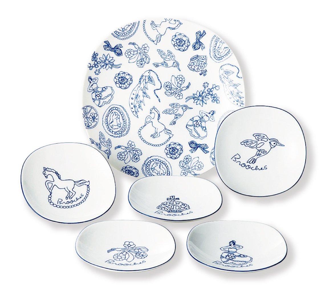 

Броши Maebata Набор для вечеринки 28869 синий