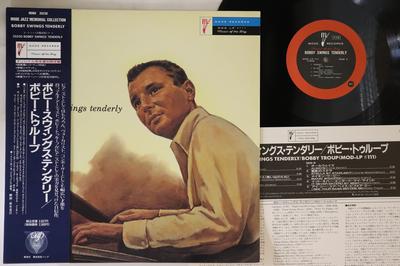 LP Record BOBBY TROUP  Bobby Swings Tenderly 35230PROMO MODE VAP 1989 Japan Obi Jazz Used