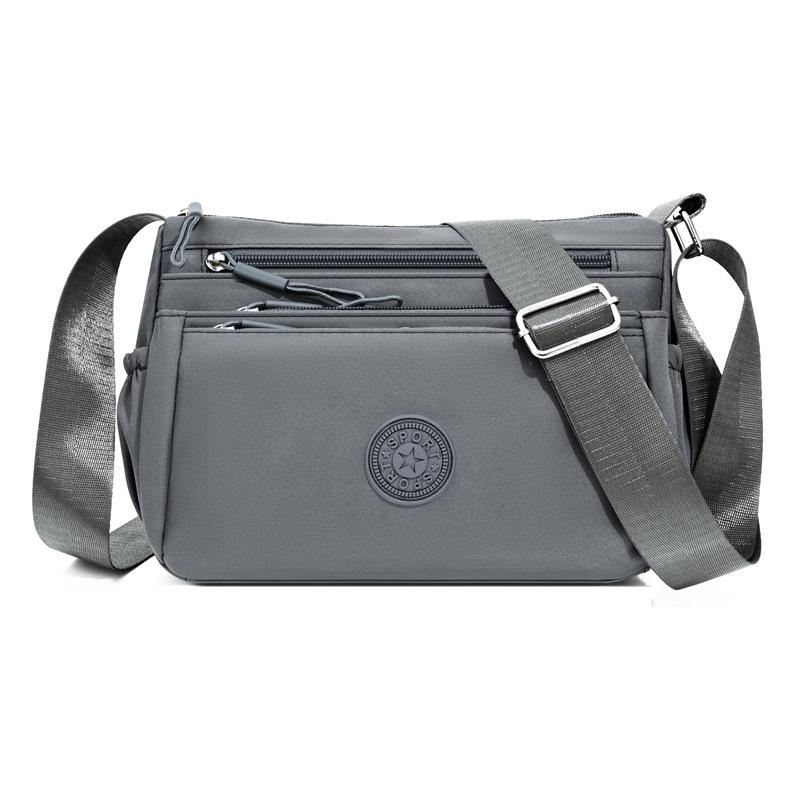 2026 Women's Multi-Pocket Oxford Shoulder Bag: Stylish, Layered, and Simple Crossbody for Casual Commuting