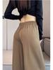 Ice Silk Wide-Leg Plus-Size Women's Summer Slimming Casual Pants