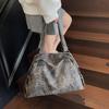 PU Leather Rivet Shoulder Bags Retro American Style Y2K Shoulder Bag Girls