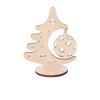 Cartoon Xmas Tree Ornaments Wooden Merry Christmas Decor  Party Favors