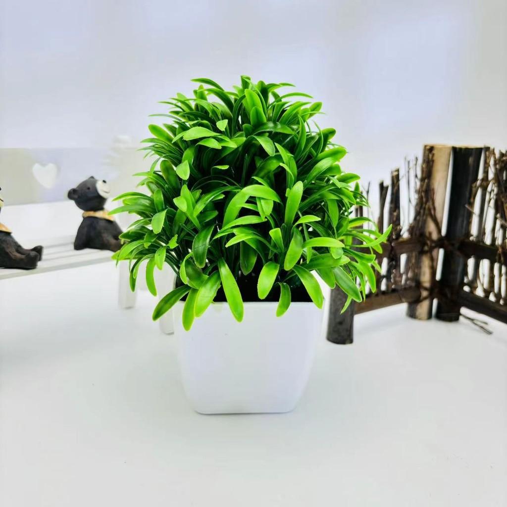 Leaf Rubra Myrica Citrus Leaf Faux Green Potted Plant Home Decor And Gift