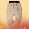 Boys Girls Winter Pants Waterproof Padded Thick Warm Trousers Ski Pants Elastic Kids Fleece Pant Thick
