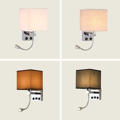 USB Charging European Style LED Wall Lamp for Indoor Use - Ideal for Hotels and Bedrooms