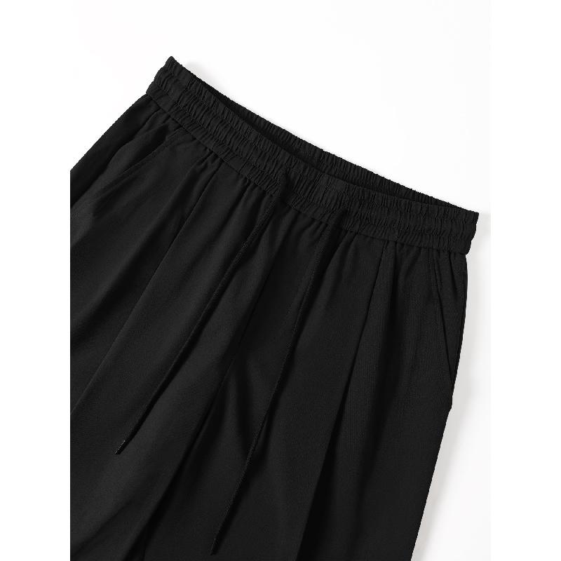 Men's wide-leg pants, new spring and autumn style, loose straight cut, drapey, versatile casual floor-length pants