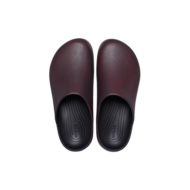 Crocs Dylan Burnished Clogs 'Dark Cherry' 209517-6WD