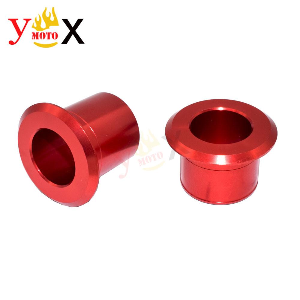 W250 R/X Motorcycle CNC Rear Wheel Shaft Sleeve Alxe Rib Wheel Spacer Tube Gasket For YAMAHA WR250 WR250R WR250X