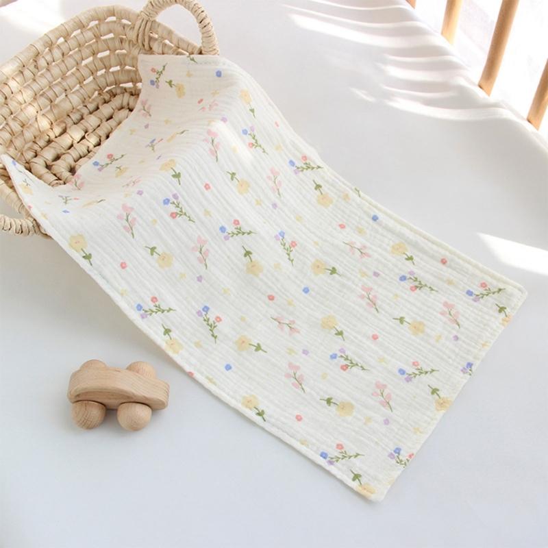 Weiches Baby Spucktuch Kleinkinder Atmungsaktive Waschlappen Rechteckiges Gesichtstuch Sabberlätzchen Waschlappen Neugeborenen-Essential