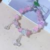 High-Value Crystal Starfish Rose Butterfly Bracelet - Versatile Sweet Jewelry for Women