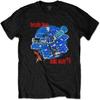 Unisex T-shirt Beastie Boys Men's Hello Nasty (Back Print) Slim Fit T-Shirt Black