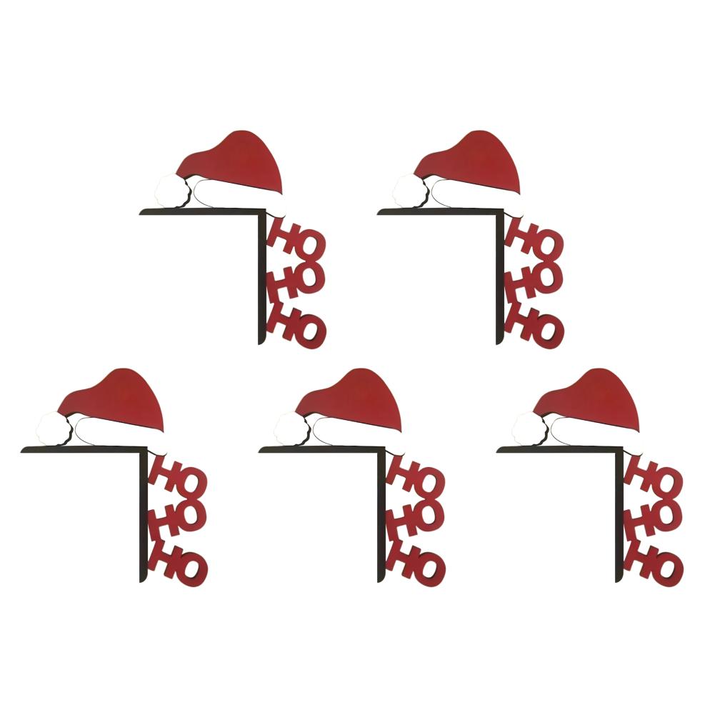 Świąteczne Nakładki na Drzwi Dekoracja Zimowa Świąteczna Dekoracja Narożnika Drzwi Znak Narożnika Drzwi Dekoracja na Aktywności Świąteczne Ornament