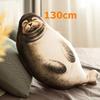 45-130CM Grande Peluche Douce Lion Mignonne Animal Monde Marin Phoque Peluche Poupée Remplie Oreiller de Sommeil Bébé Cadeau Enfants Filles Décoration Maison