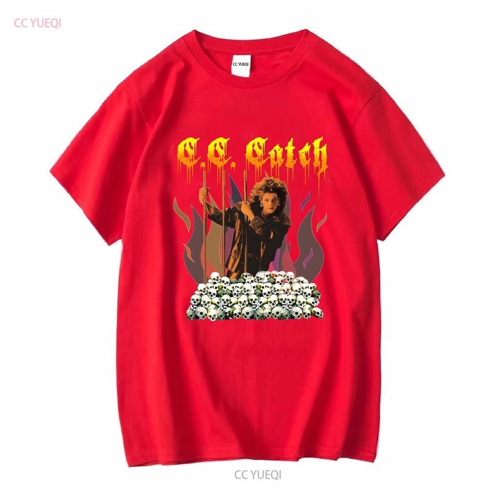 New Cc Catch Premium Retro Music American Black T Shirt Size S 5XL Long or Short Sleeves Vintage Washed Unisex Breathable