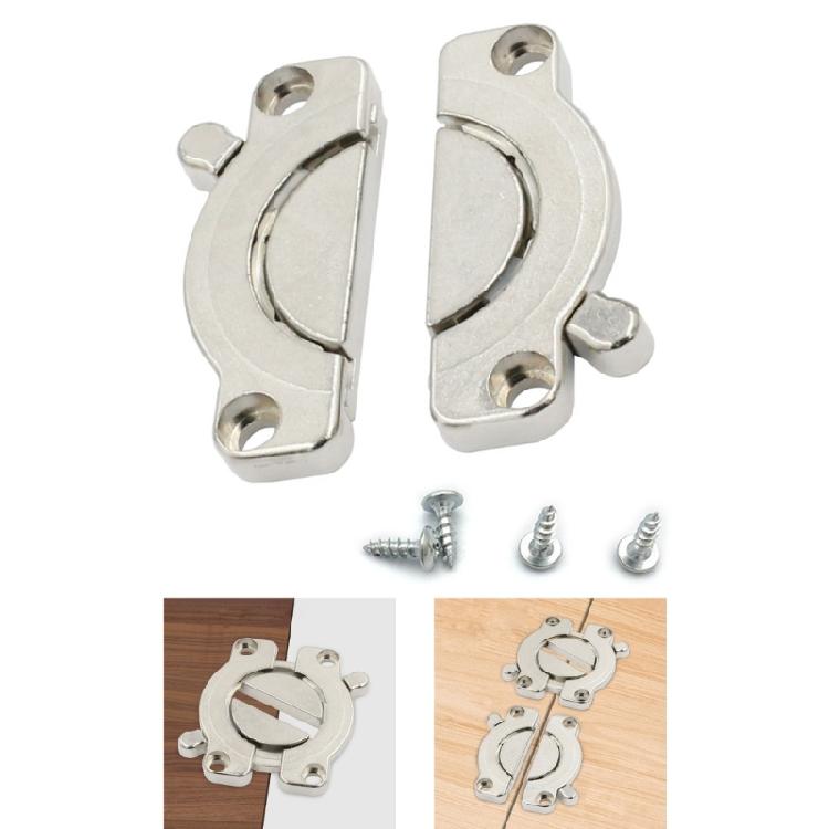 Dining Table Leaf Fastener Metal Hardware Fastening Combination Joint for DIY