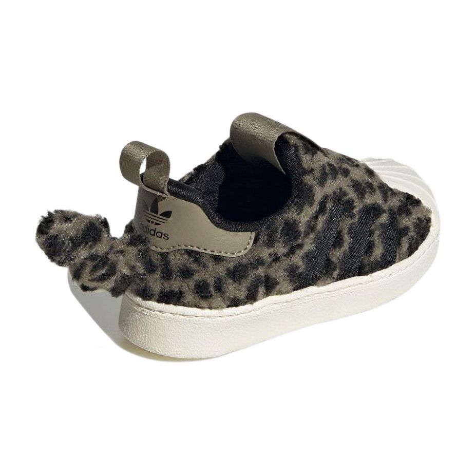 adidas Originals Superstar 360 Comode Versatili Scarpe Basse da Passeggio Scarpe da Bambino Verde Nero Stampa Leopardo GY9174