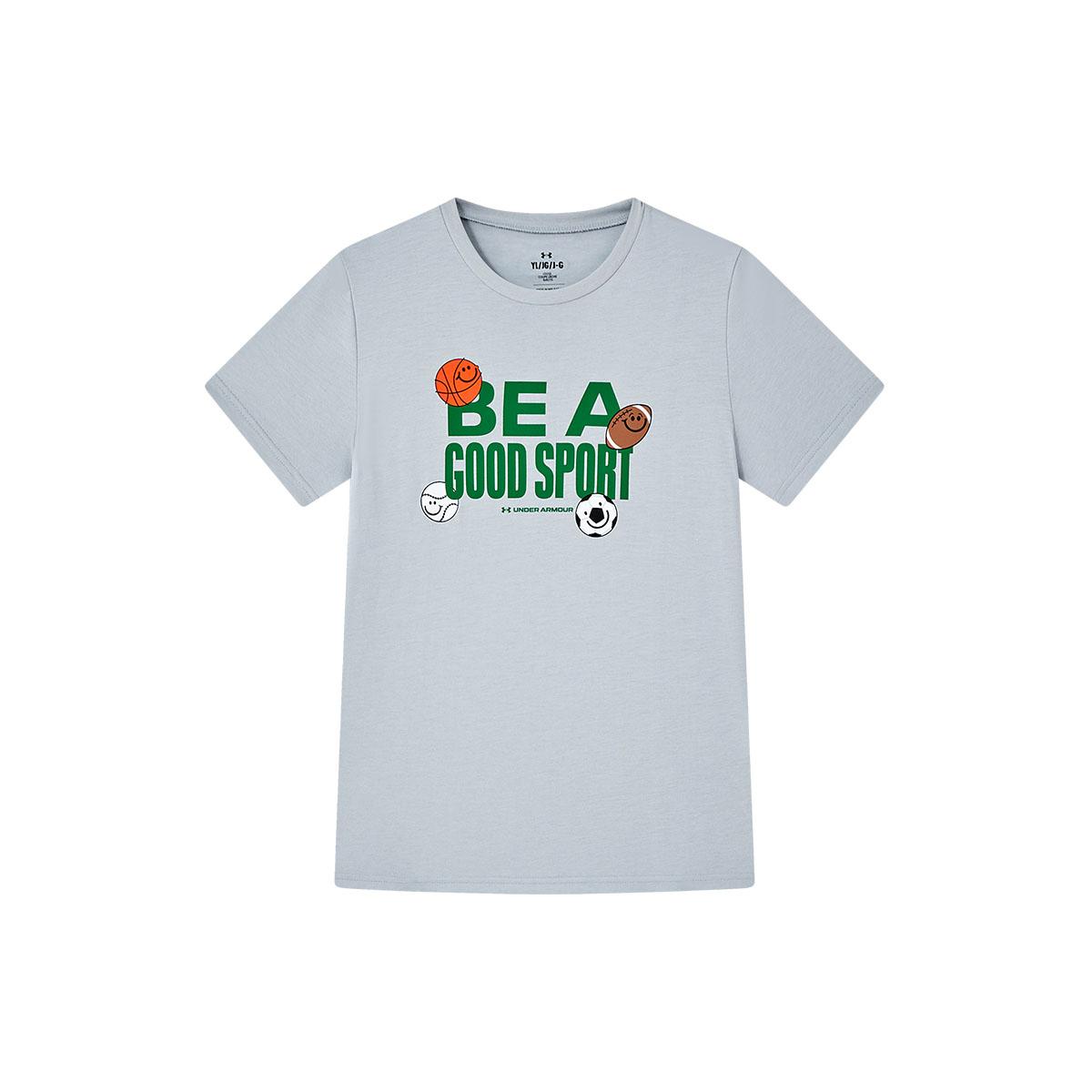 Under Armour Grade School T Shirts Crew Neck Thin 1390008HS 120