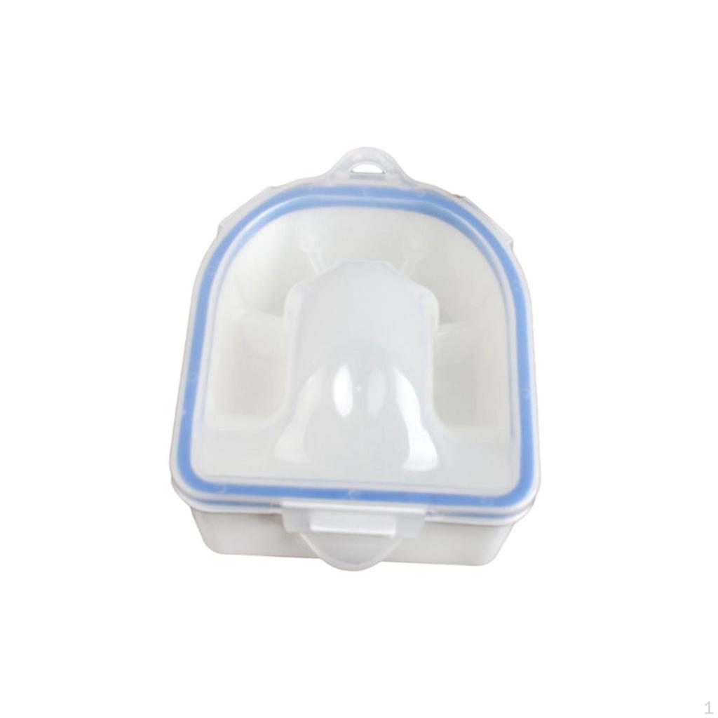 Nail Dipping Bowl, Gel Polish Powder Remover, Thick Durable Manicure Art Tool for Salon,