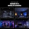 Car mounted starry sky top projection light, car interior LED ambient light, USB modified decoration, starry sky wireless night