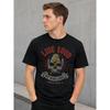 Men's Rock Skull Graphic Tee Short Sleeve Crew Neck Soft Cotton Casual Daily Wear Live Loud Die Rebellious Vintage Band Style Streetwear