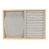 Jewelry Display Tray Stackable Scratch Proof Storage Case Jewelry Drawer Insert for Earrings Necklaces Bracelets Pins