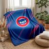Chicago Cubs Flannel Fleece Blanket Cozy Warm Throw Blanket For Couch Bed Travel All Season Use