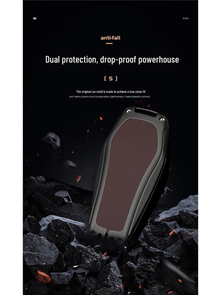 BYD Key Case: Compatible with Song QinPLUS/dmi, Dolphin E2, Tang Han EV, E3, Destroyer 05 - Full Coverage Shell