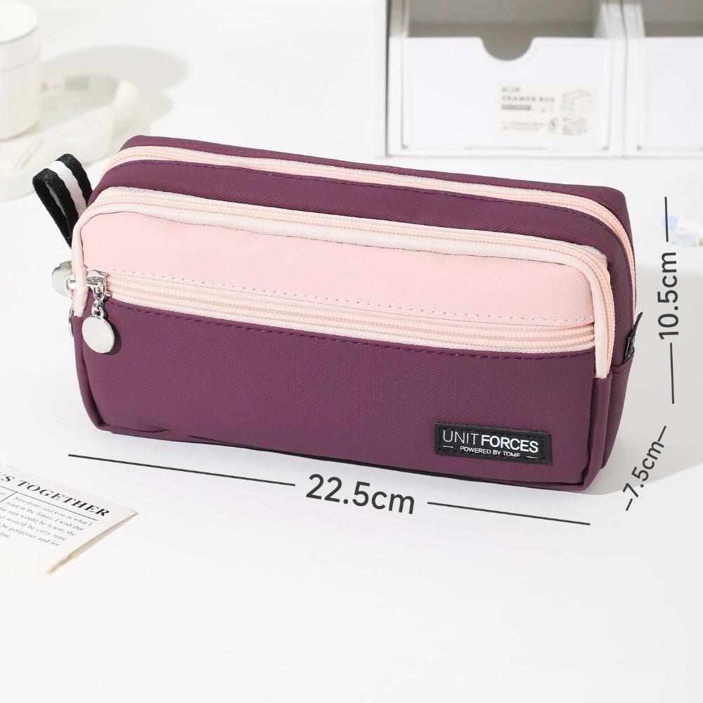 Oxford Cloth Pen Storage Case Multi-Functional Stationery Bag New Pencil Pouch  School Use