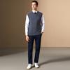 Cashmere & Sheep Wool Business and Leisure V-neck Vest