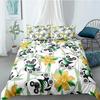 Cartoon Cute Panda Polyester Bedding Sets Child Kids Covers Boys Bed Linen Set For Teens King Size Bedding Set