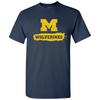 University of Michigan Paint Stroke Logo Short Sleeve T-Shirt - Navy