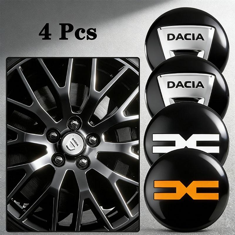 4 ks 56mm Auto Znak Auto Středové Krytky Kolek Pro Dacia Duster Logan Sandero Stepway Dokker Lodgy MCV Spring