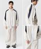 Code Graphy [Color Block Ver.] Color Block Tech String Pants_Cream