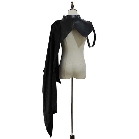 Halloween Cape Breathable Beautifully Mystery Comfortable Exquisite Holiday Wear Lightweight Role Play Medieval Stand Collar Cloak Costume for Home