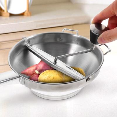 New Potato Masher Ricer Press Steel Stainless Garlic Tool Fruit Squeezer Slicer Food Mashed Potatoes Presser Vegetable Vegetable