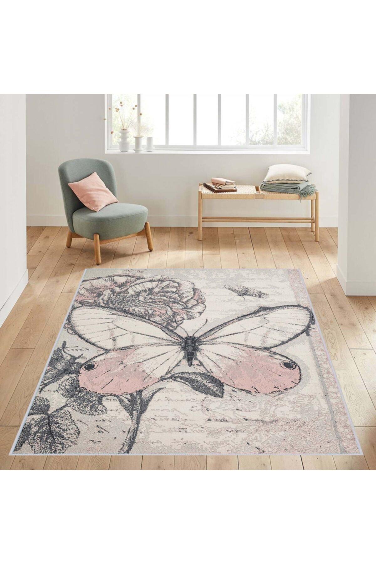 

Моющийся ковер с принтом Rovigo Home RVG1419 50x80 розовый