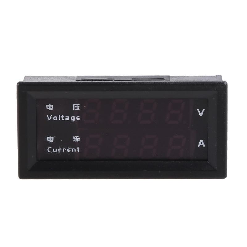 LED Digital Voltmeter Ammeter DC Digital Multimeter 100V 10A Blue Red LED Amp Dual Digital Display Volt Meter Gauge