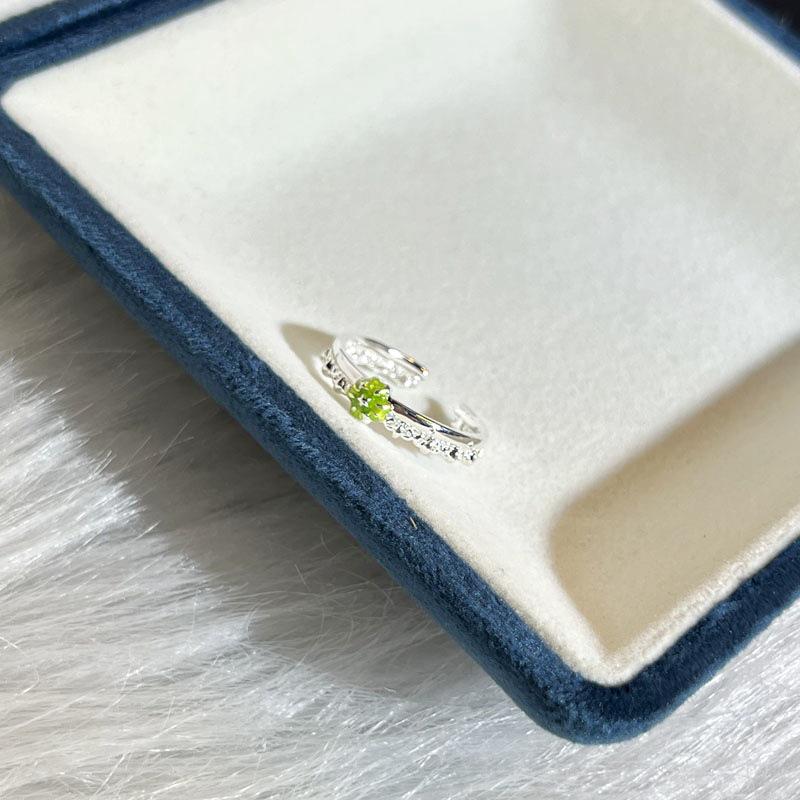 Korean Style Romantic Floral Open Ring for Women