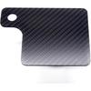 Carbon Fiber Universal Motorcycle Inspection Tag Sticker Renewal License Plate 3.5 * 3.5 Inch