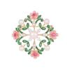 Temperament Brocade Brooch High-End Female Delicate Pearl Flower Brooch Anti-Light Buckle Pin Clothing Accessories