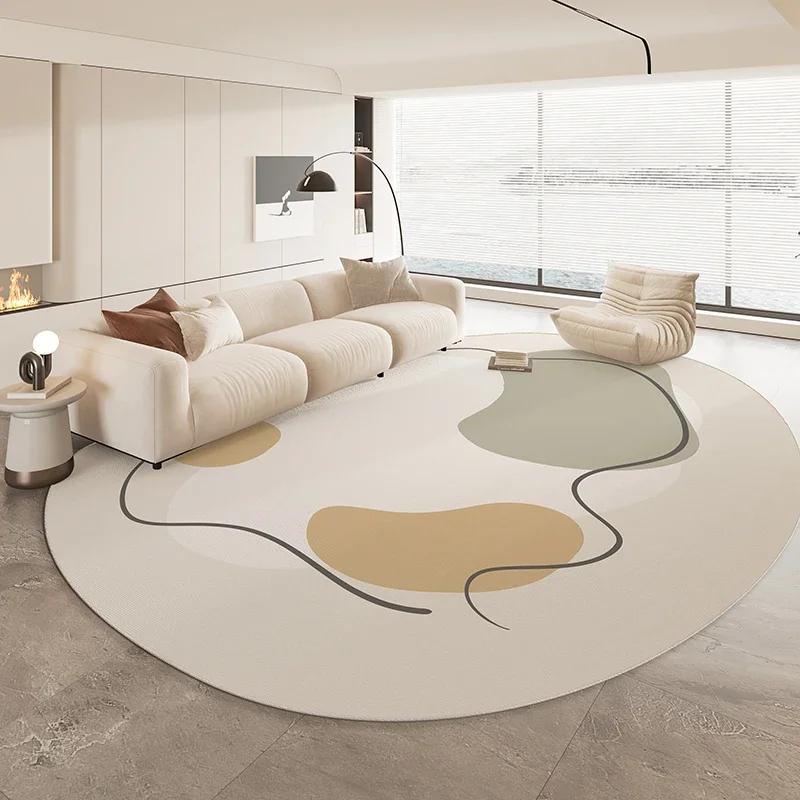 Special Shaped Cream Style French Carpet New Living Room Highend Light  Irregular Carpets Waterproof Nonslip Home Rug