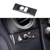 REAL Carbon Fiber Headlight Switch Button Trim Cover For Nissan GTR R35 2008-16
